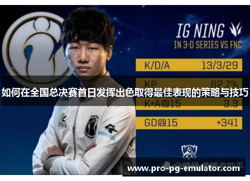 如何在全国总决赛首日发挥出色取得最佳表现的策略与技巧 如何在全国总决赛首日发挥出色取得最佳表现的策略与技巧